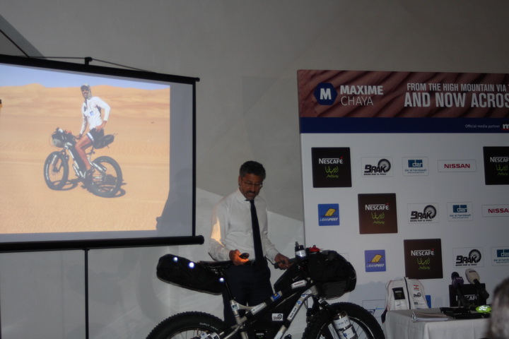 Maxim Chaya's New Adventure - Biking Rub' Al Khali